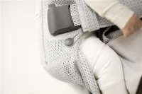 Анатомический рюкзак-кенгуру BabyBjorn One Air Silver, 3D Mesh 7