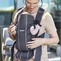 Анатомический рюкзак-кенгуру BabyBjorn Mini Anthracite с несколькими положениями для ношения, 3D Mesh 2