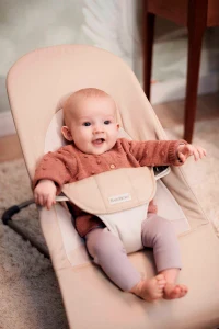 BabyBjorn Balansoar Balance Soft Woven, Khaki/Beige 3