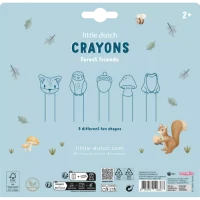 Creioane cerate in forma de animalute - Forest Friends - Little Dutch 3