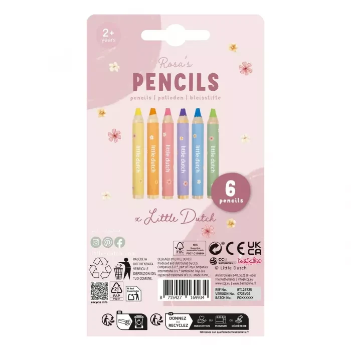 Creioane cerate ROSA - Little Dutch 4