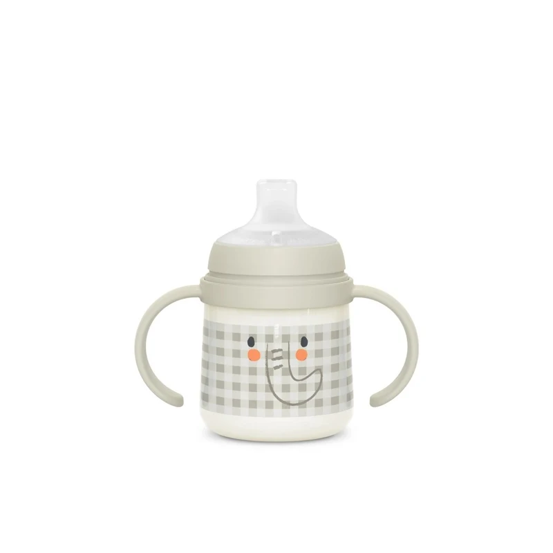 Cana cu cioc din silicon, 150 ml, +6 luni, „Night and Day” / elefant Suavinex 2