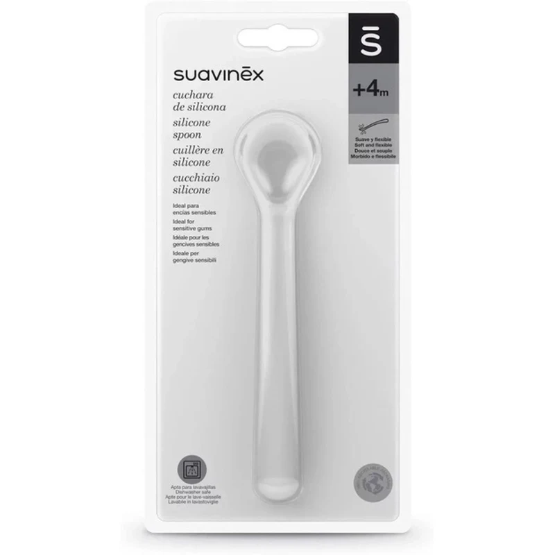 Lingura din silicon Hygge, Gri, Suavinex 2