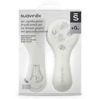 Set perie si pieptene Alb Suavinex 2