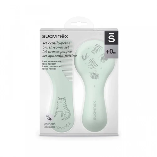 Set perie si pieptene Verde, Suavinex