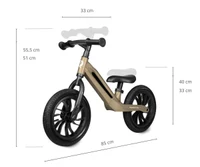 Bicicleta fara pedale Qplay Racer Platinum 12