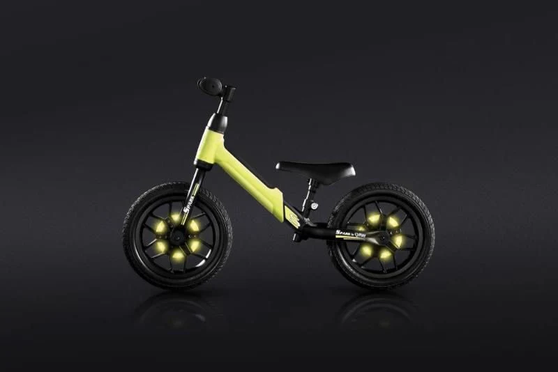 Bicicleta fara pedale Qplay Spark Green 4