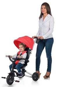 Tricicletă Qplay Nova Plus Rubber Red 2