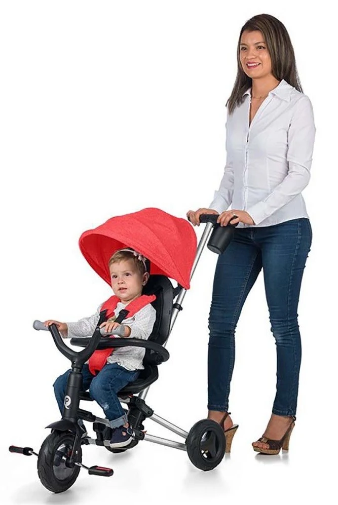 Tricicletă Qplay Nova Plus Rubber Red 2