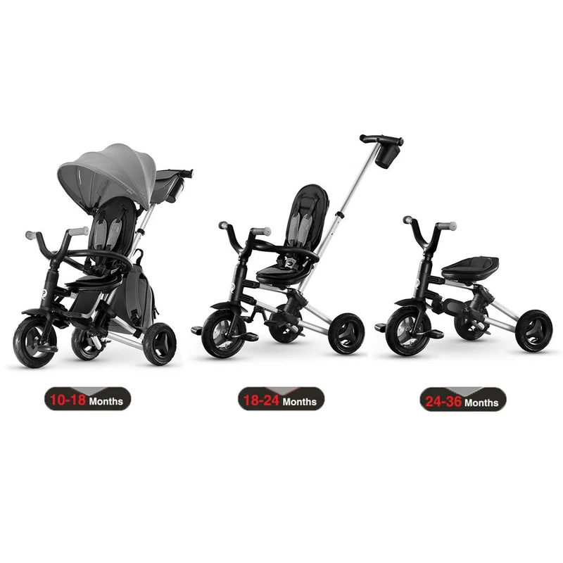 Tricicletă Qplay Nova Plus Rubber Black 9