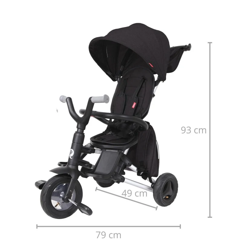 Tricicletă Qplay Nova Plus Rubber Black 5