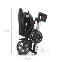Tricicletă Qplay Nova Plus Rubber Black 7