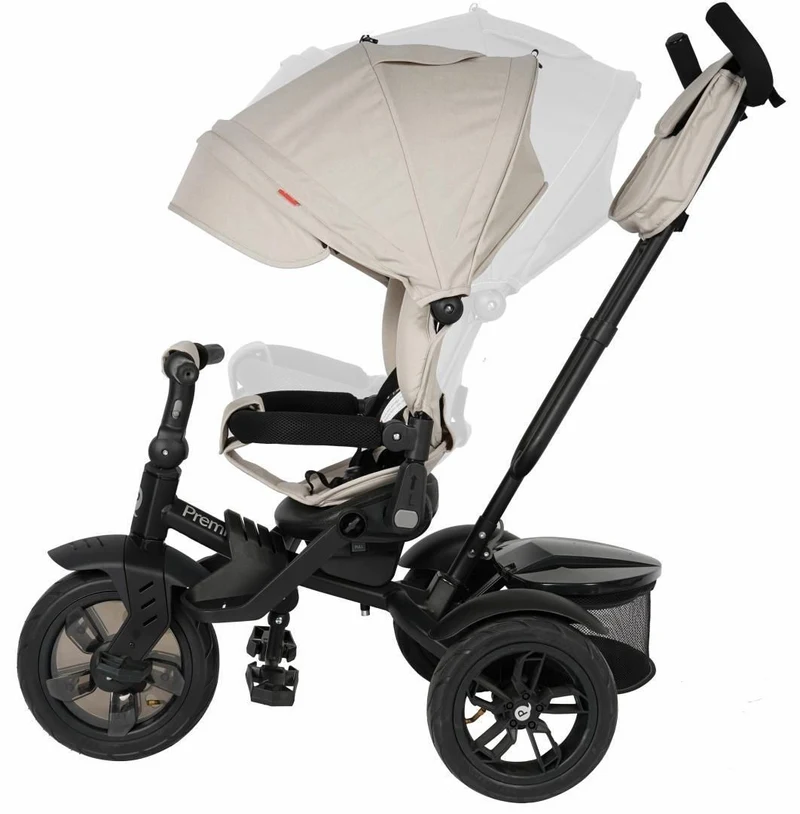 Tricicletă Qplay Premium Beige 3