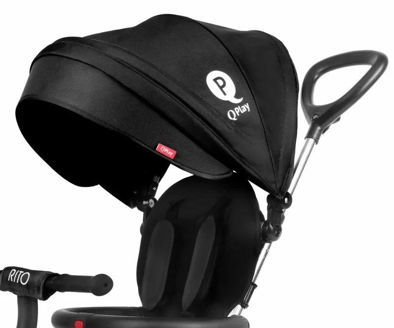 Велосипед-трёхколёсный для детей Qplay Rito Rubber Black 10