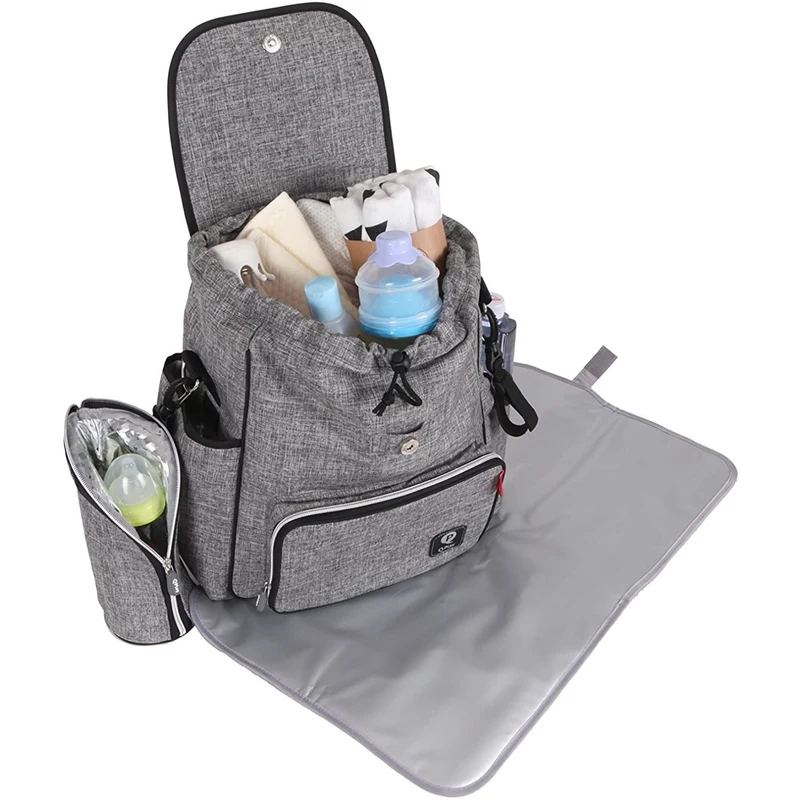 Сумка для мам Qplay MB-007 Light Grey 4