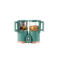 Robot din sticla si otel inoxidabil 4 in 1Babymoov Nutribaby Glass green din stica si otel