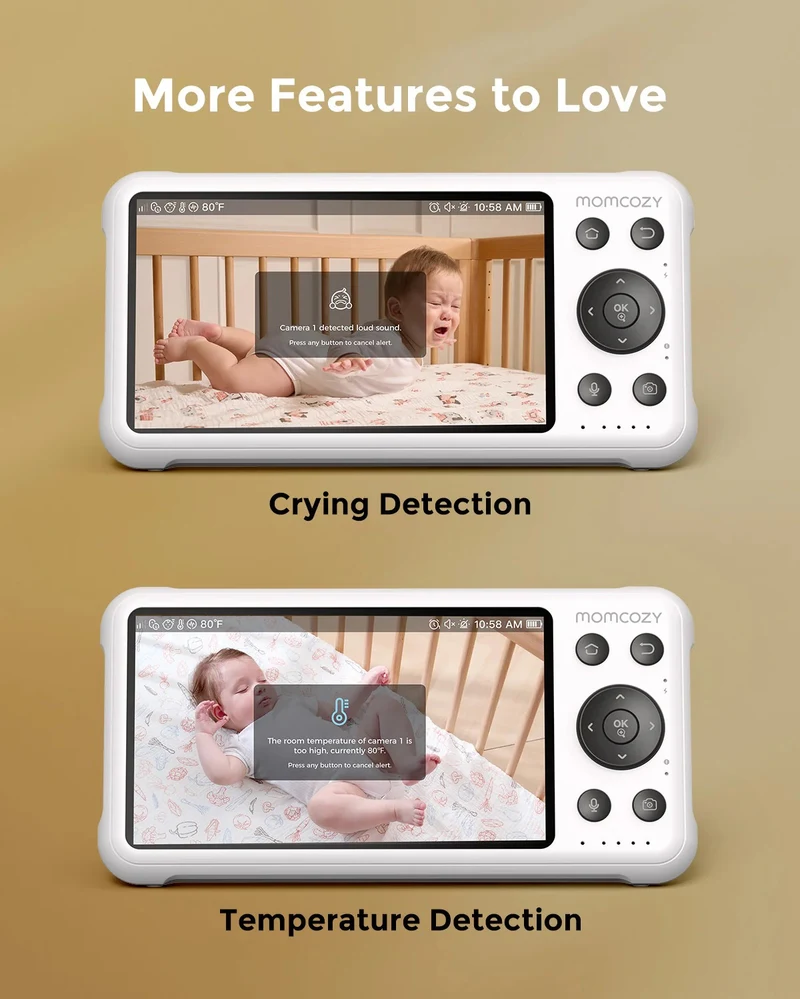 Цифровая видеоняня Momcozy Smart Wifi 5.0 BM04 2