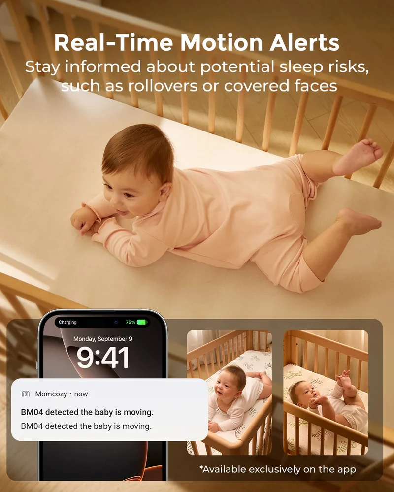 Цифровая видеоняня Momcozy Smart Wifi 5.0 BM04 6