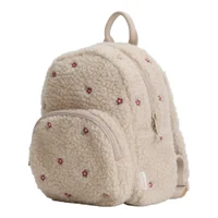 Rucsac din material teddy - Sand - Little Dutch 2