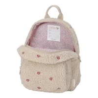 Rucsac din material teddy - Sand - Little Dutch 3