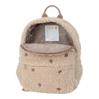 Rucsac din material teddy - Taupe - Little Dutch 3