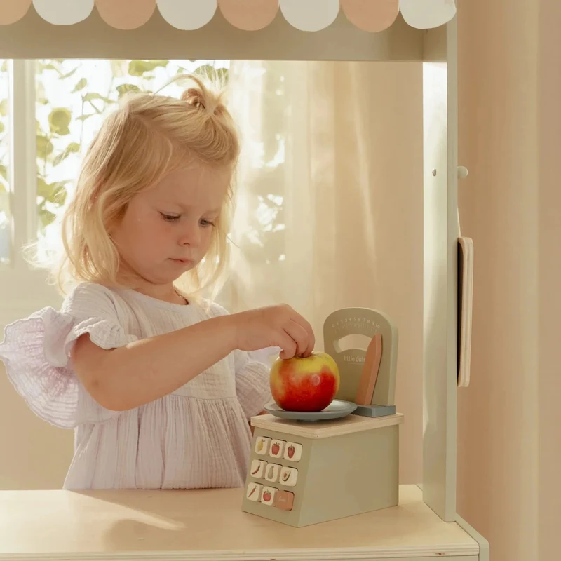 Cantar din lemn pentru jocul de rol - Green - Essentials - Little Dutch 6