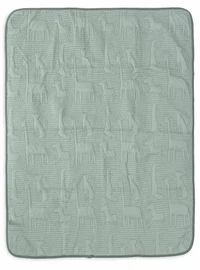 Paturica Jollein 75x100cm Velvet Jungle Jumbo Ash Green 3