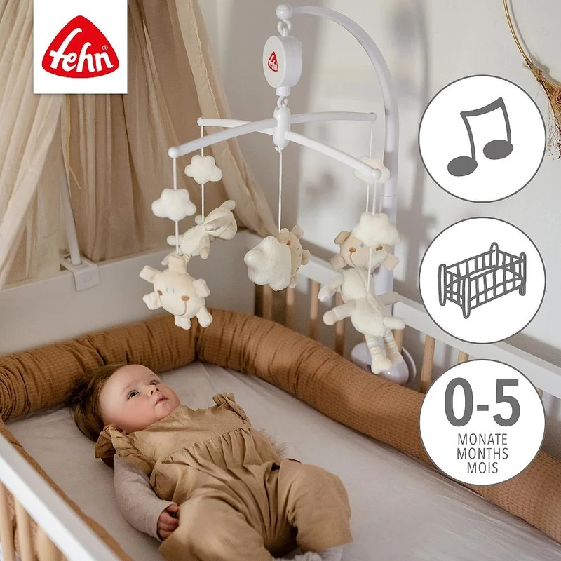 Fehn Музыкальный мобиль Овечки 4