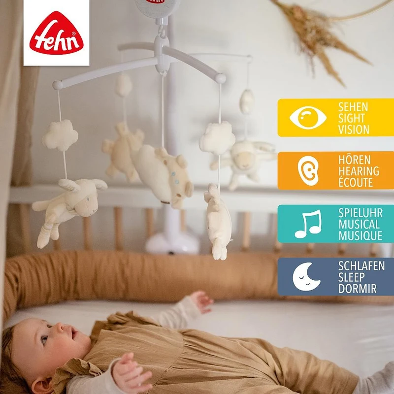 Fehn Музыкальный мобиль Овечки 3