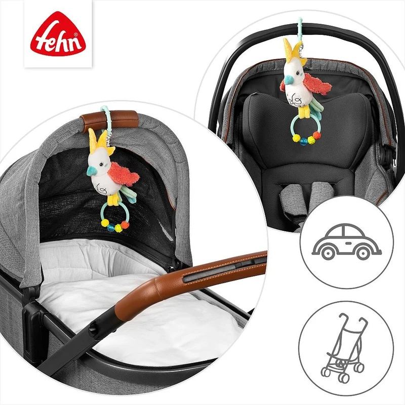 Подвесная игрушка для коляски – Поющая птичка, коллекция DoBabyDo, Fehn 2