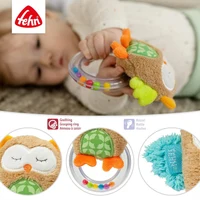 Игрушка для малышей, Сова, погремушка, 13 см, Fehn 2