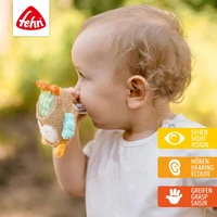 Игрушка для малышей, Сова, погремушка, 13 см, Fehn 4