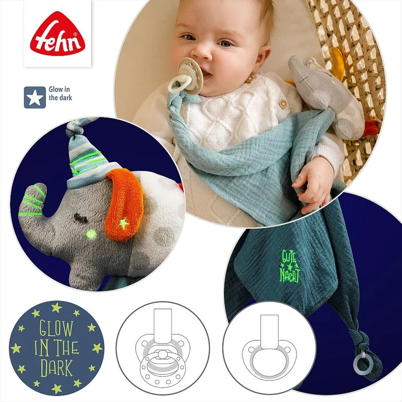 Игрушка doudou – Слонёнок, Fehn 3