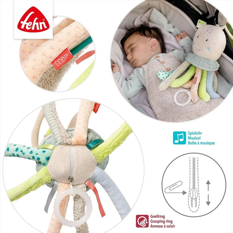 Музыкальная игрушка – Осьминог (пастель), Fehn 2