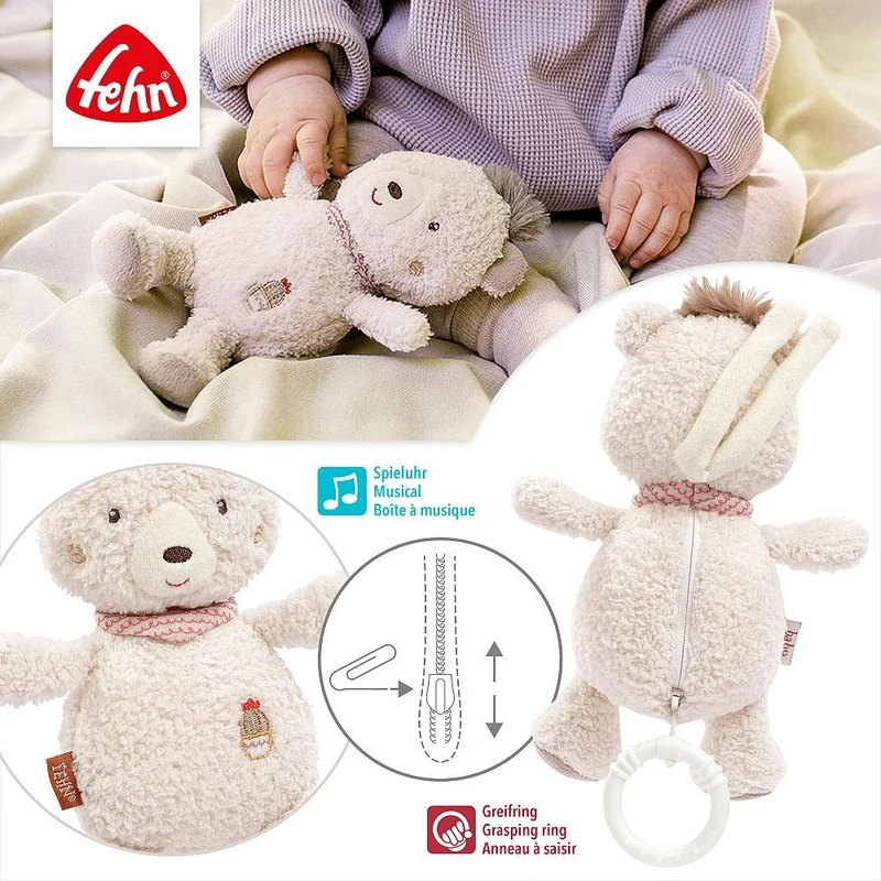 Музыкальная игрушка – Сонный медвежонок, Fehn 2