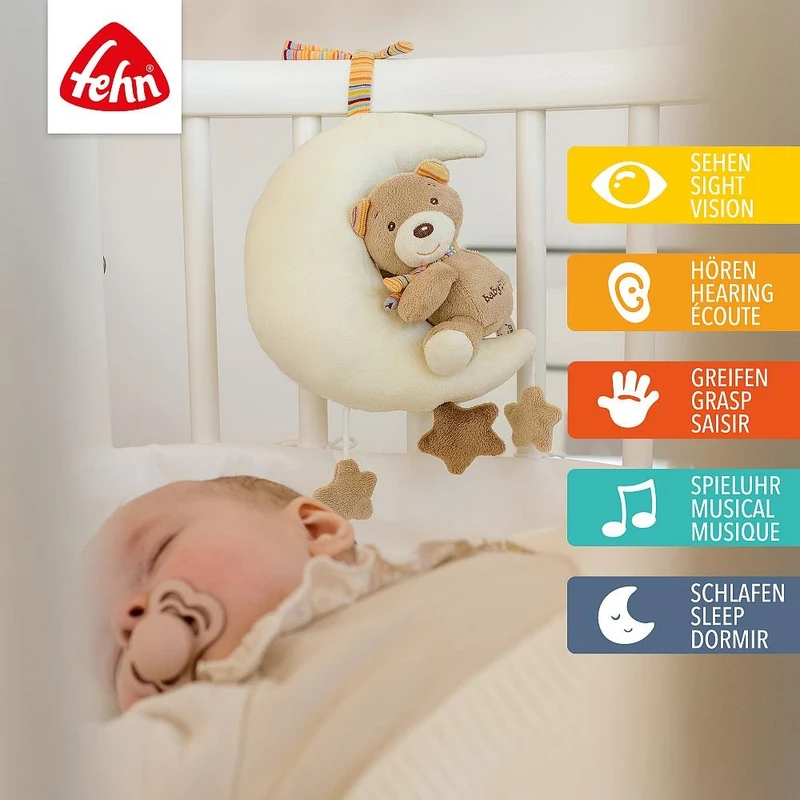 Музыкальная игрушка Fehn, Сонный медвежонок Oskar 3
