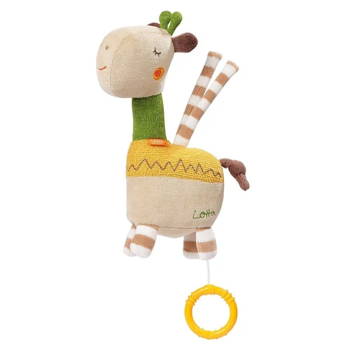 Музыкальная игрушка, Fehn, Жираф, 20 см, многоцветная