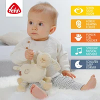Музыкальная игрушка, Fehn, Овечка, 16 см, кремовая 4