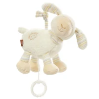 Музыкальная игрушка, Fehn, Овечка, 16 см, кремовая