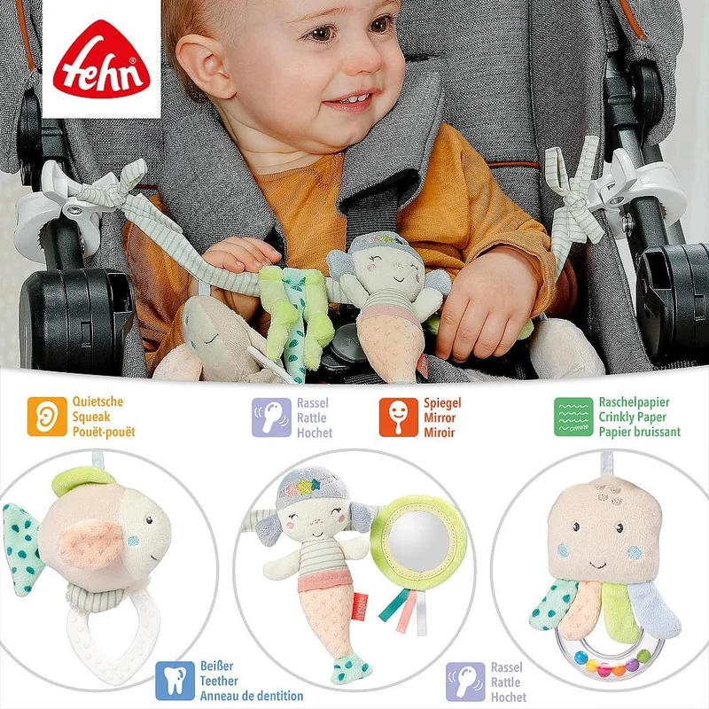 Игрушка для коляски Fehn, Морские животные 3