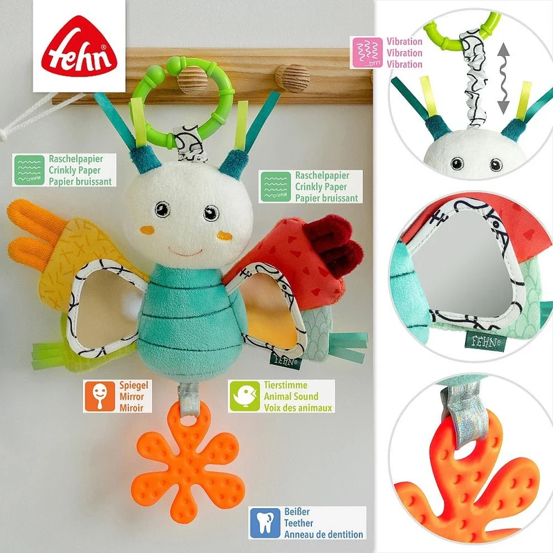 Сенсорная игрушка с активностями – Бабочка, коллекция DoBabyDo, Fehn 2