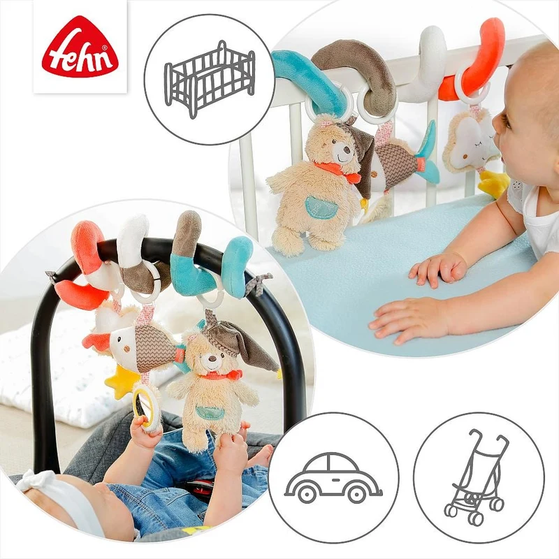 Спиральная игрушка – Медвежонок Bruno, Fehn 2