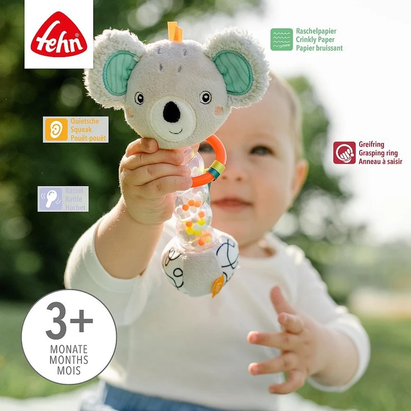 Jucarie zornaitoare senzoriala - Koala, Colectia DoBabyDo, Fehn 4