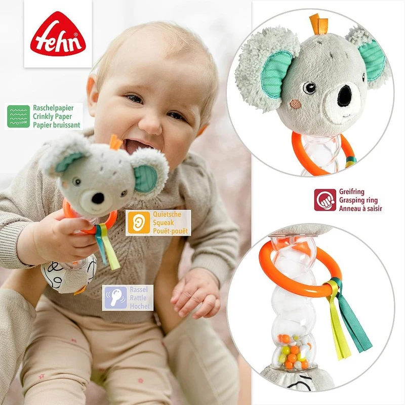 Jucarie zornaitoare senzoriala - Koala, Colectia DoBabyDo, Fehn 2