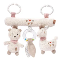 Mascota educationala patut bebe, Fehn, 25 cm, Alb