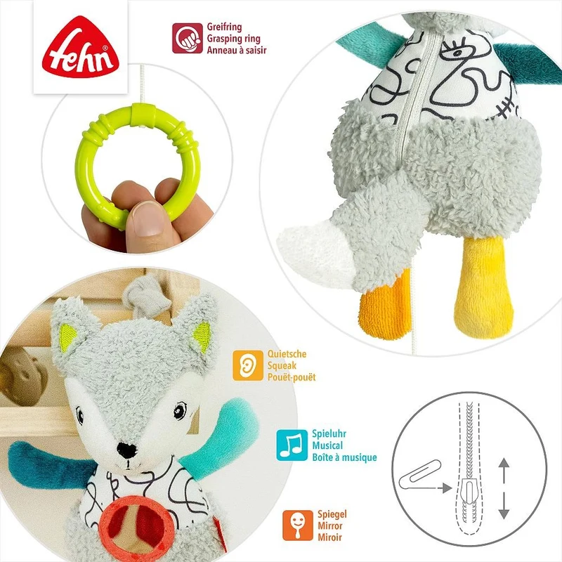 Jucarie muzicala mini-Vulpita, Colectia DoBabyDo, Fehn 2
