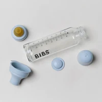 Biberon din sticla anticolici BIBS Baby Blue cu tetina din latex 0+ luni, 225 ml 4