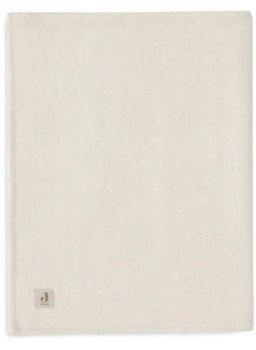 Patura tricotata Jollein 75x100cm Ivory 4