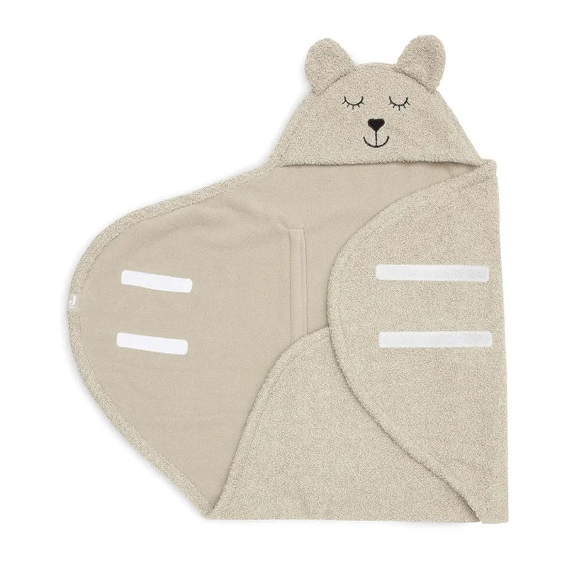 Paturica de infasat Jollein Bear Boucle Olive 4
