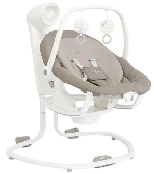 Качели и поворотный шезлонг Joie Serina 2 в 1 Walnut